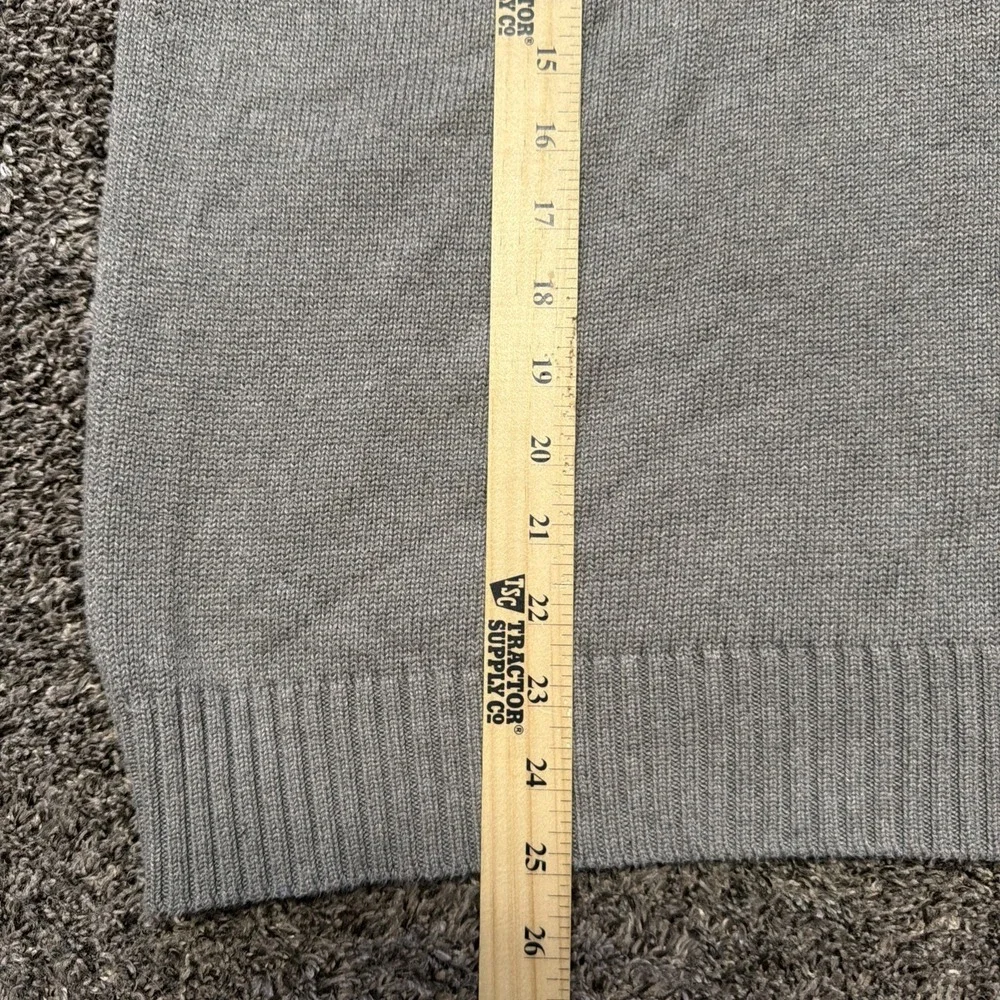 Polo‎ by Ralph Lauren Men's Pullover Quarter Zip Cotton Knit Gray XXL